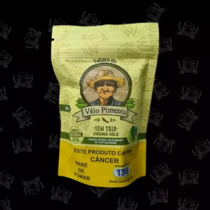 Tabaco Veio Pimenta Sem Talo 25g