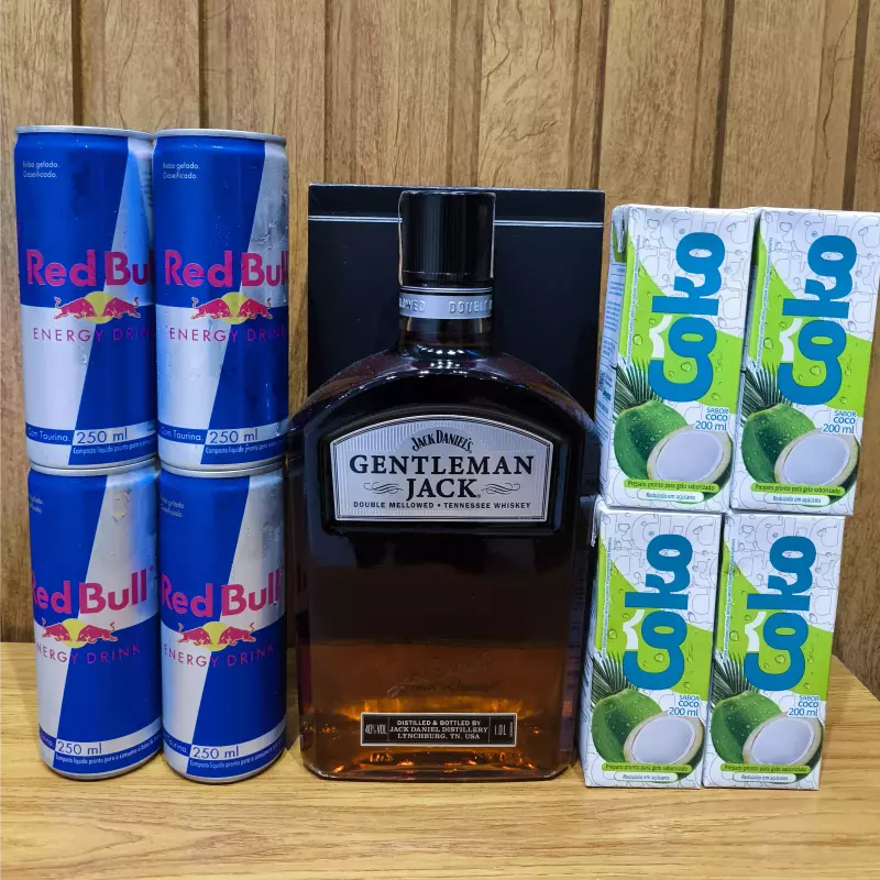 COMBO GENTLEMAN JACK C RED BULL