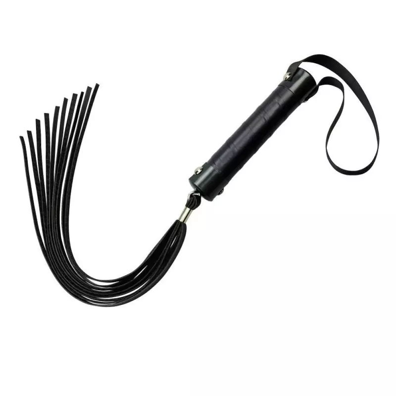 Chicote com 10 tiras em corda 40 cm