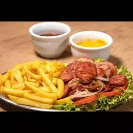 Calabresa com Fritas