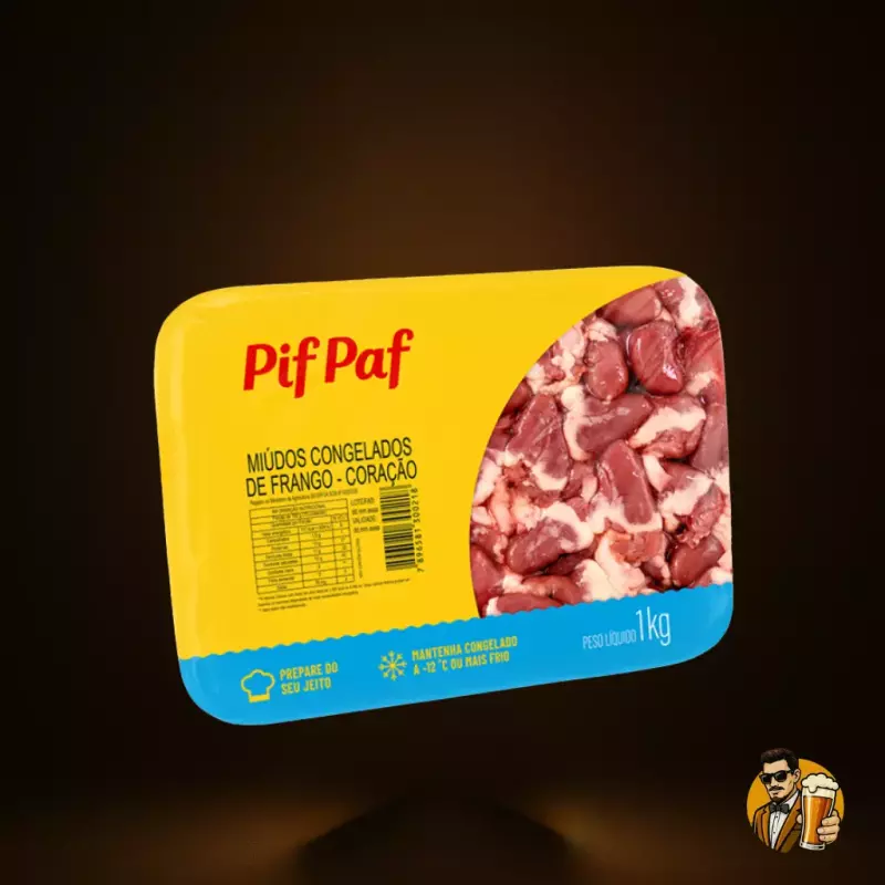 Coração de Frango 1kg Bandeja