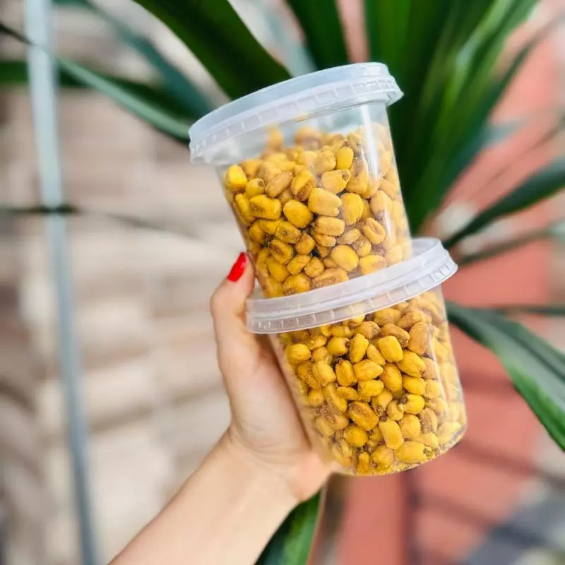 MILHO TORRADO, MOSTARDA E MEL