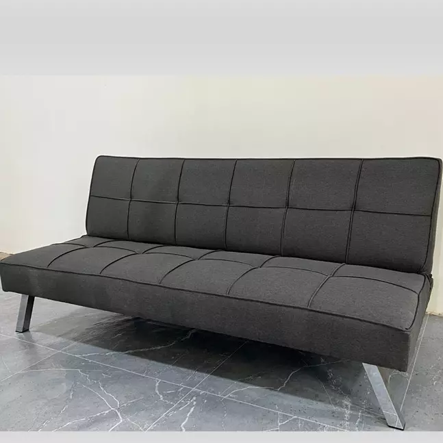 Sofá Cama 3 cuerpos Gris Oscuro