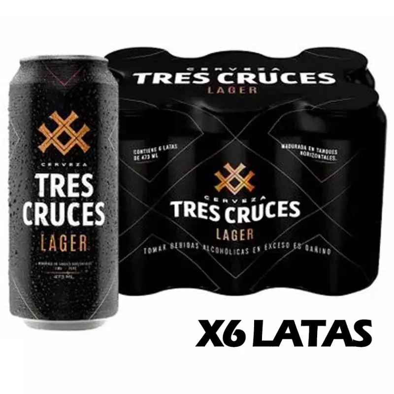 TRES CRUCES LAGER 473 ML