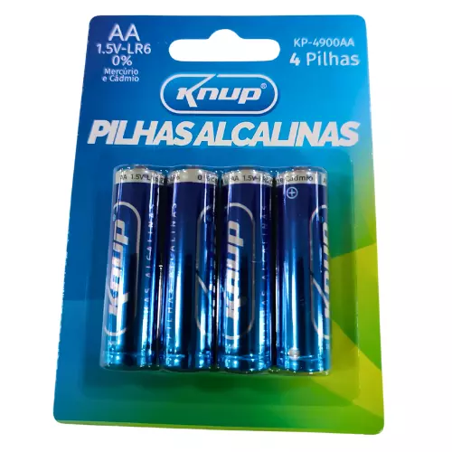PILHA KNUP C/4 ALCALINA KP4900AA
