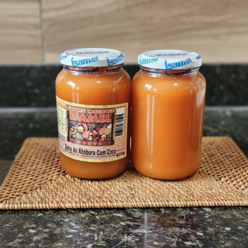 Doce de Abóbora com coco 600g