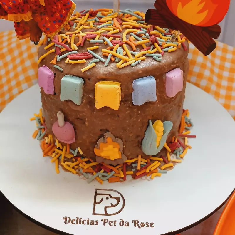 Bolo c/Ganache e SprinklesPet