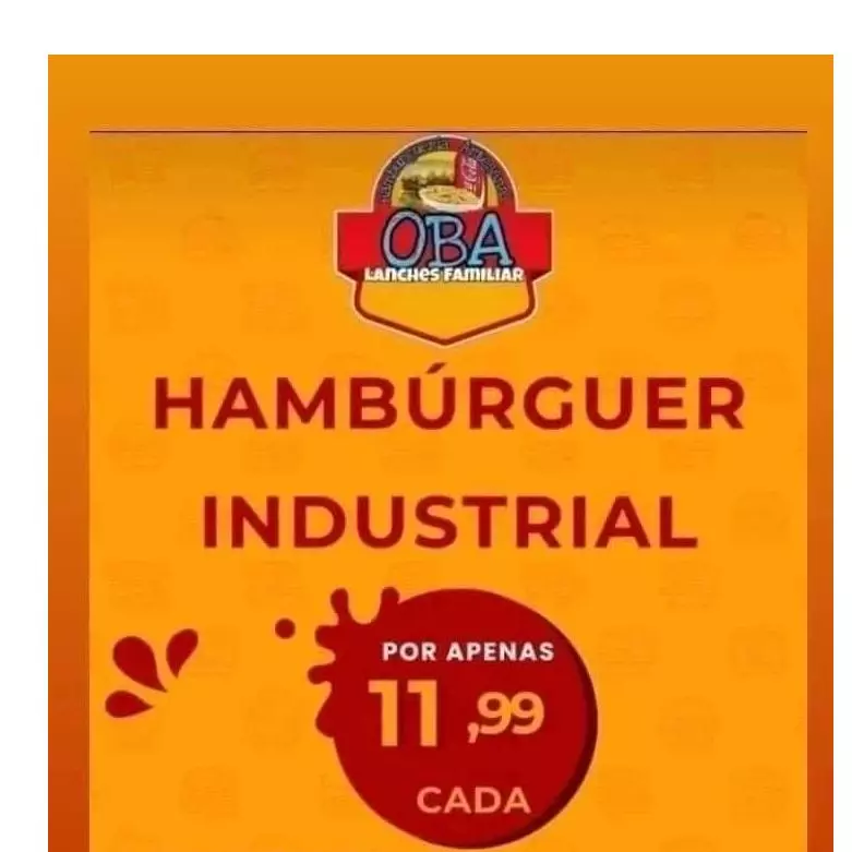 HAMBURGUER INDUSTRIAL