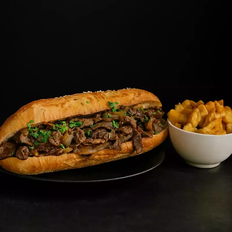 Shawarma de Bife Sandwich