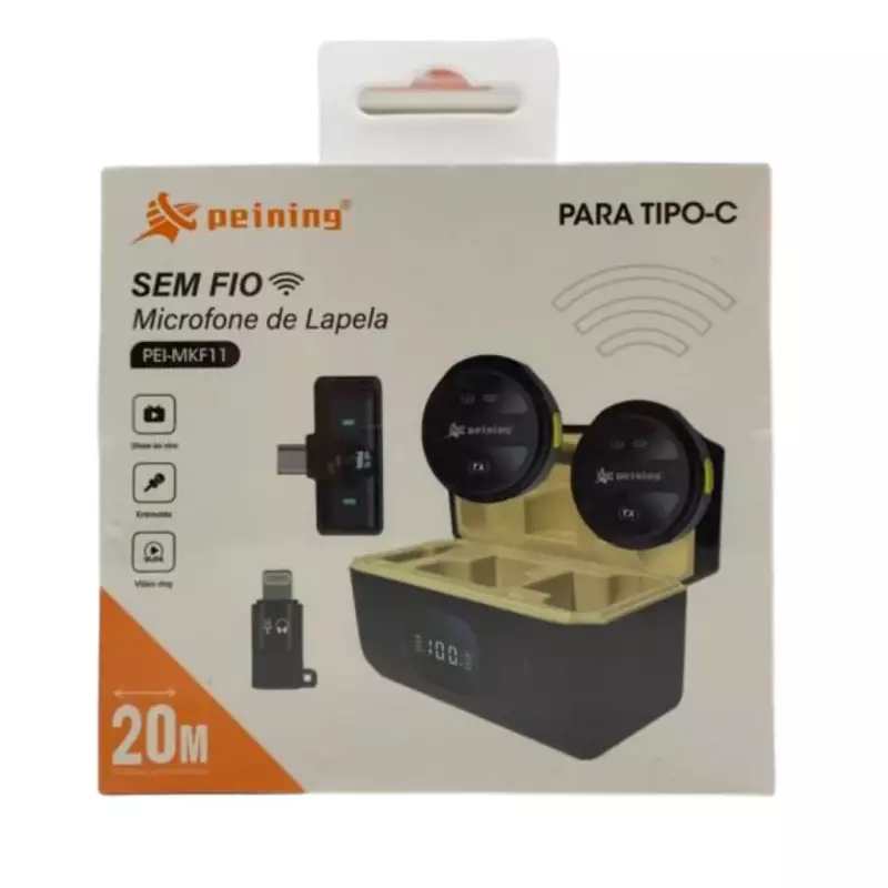 MICROFONE LAPELA PEINING PEI-MKF11