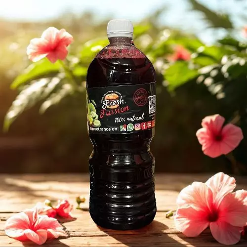 Agua de jamaica litro