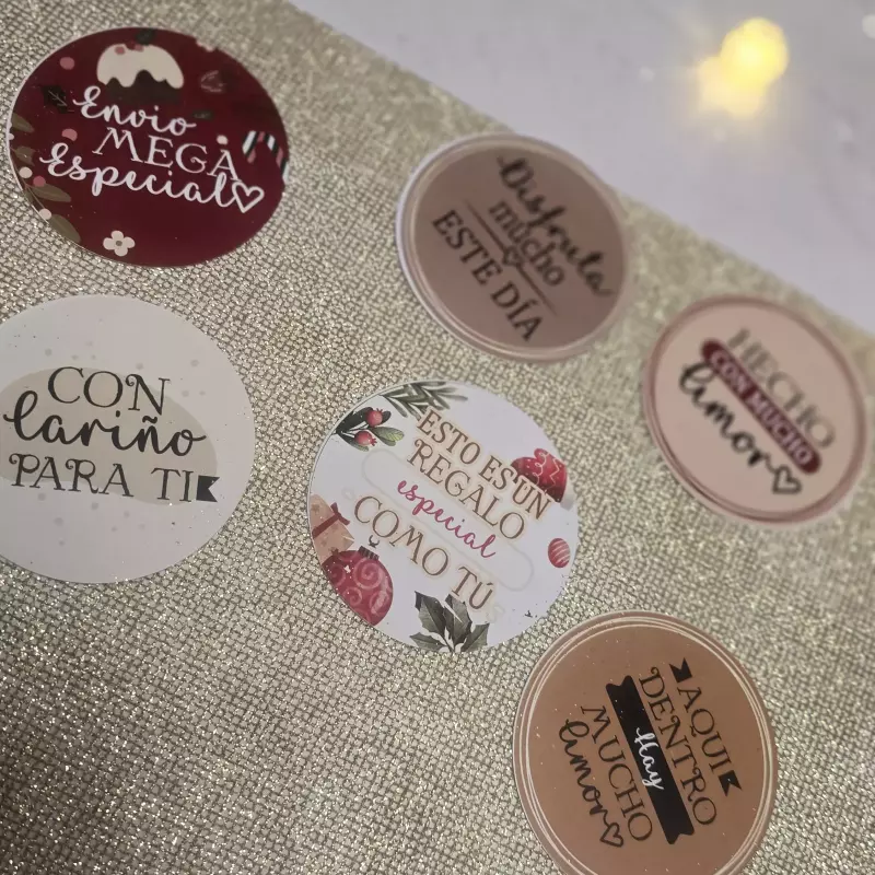 Paquete Redondo x 12  Navidad