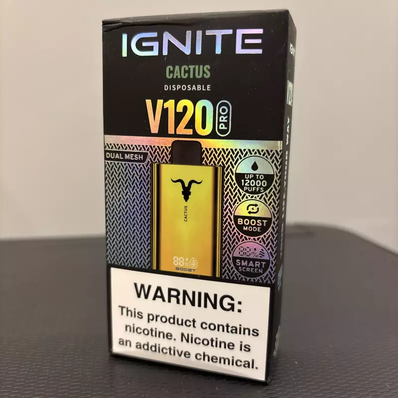 IGNITE V120 Pro  Cactus(cor Dourado)