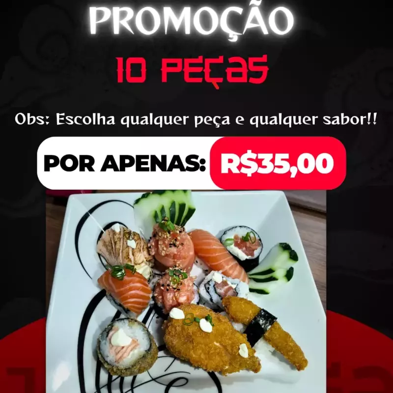 PROMOÇÃO (10 PEÇAS)