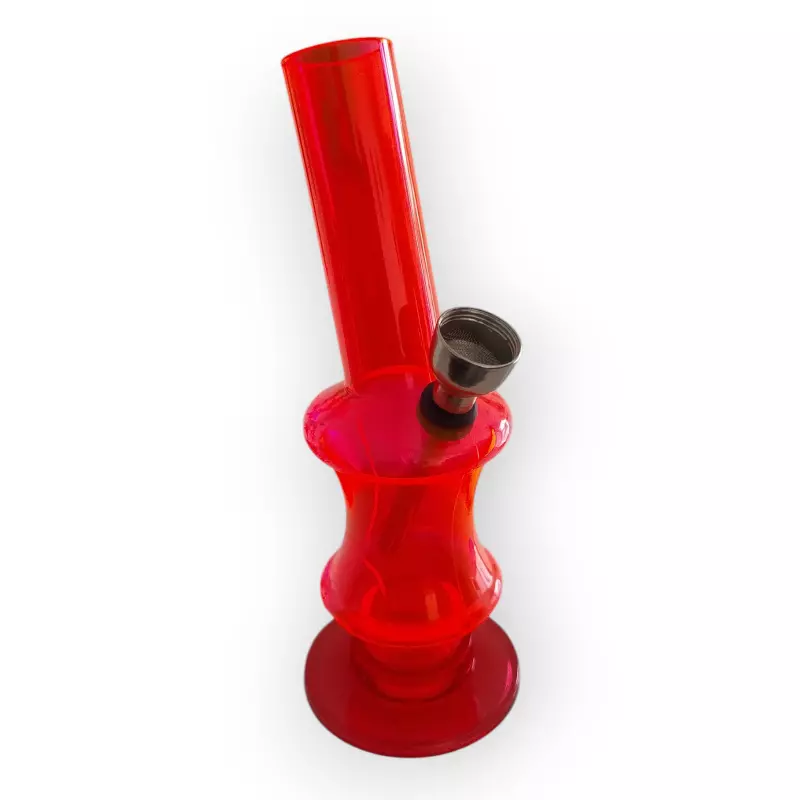 Bong Acrílico Vermelho 14cm