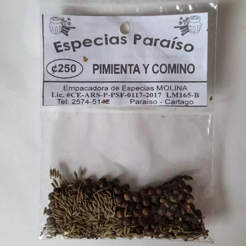 PIMIENTA Y COMINO GRANO