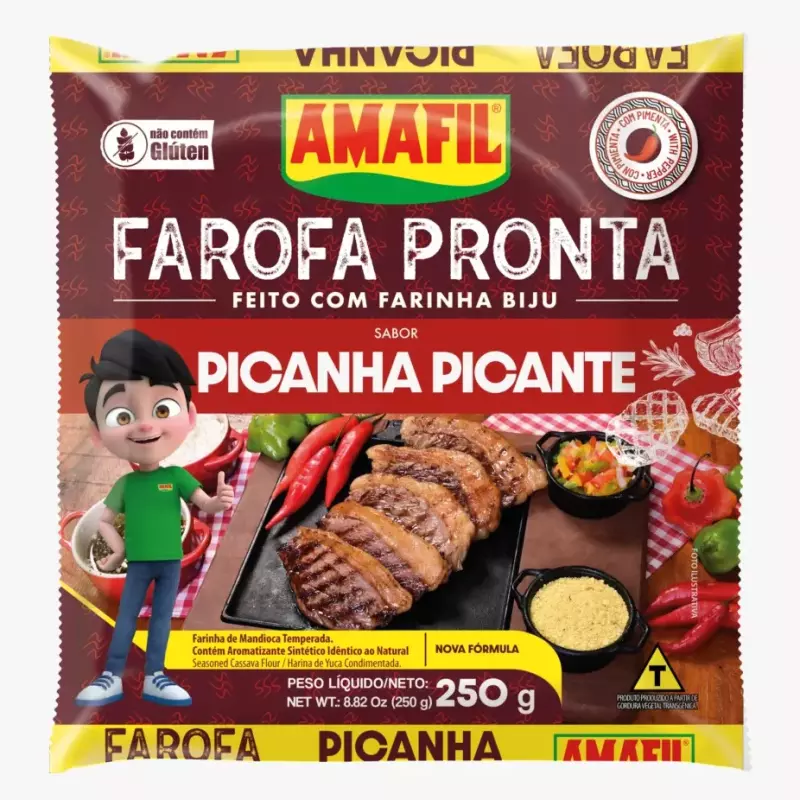 Farofa Picanha Picante Amafil 250g
