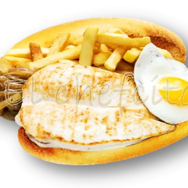 Sandwich de ave a lo pobre