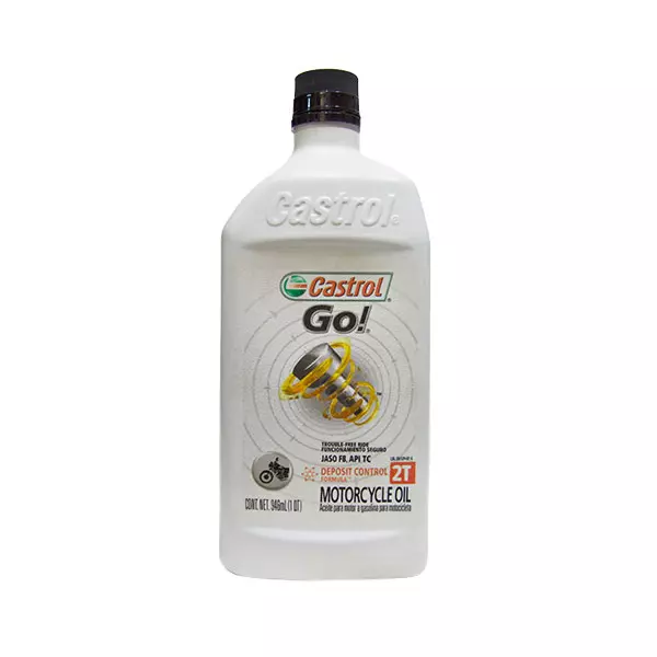 Castrol GO 2T de 946 ml.