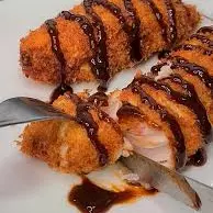 FiléEmpanado com molho tarê