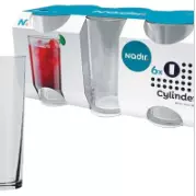 SET DE VASO CYLINDER 6 PCS 300ML