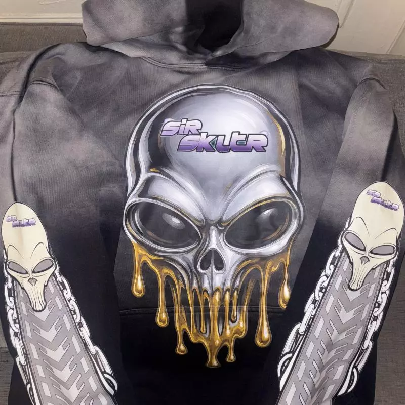 SKELOWEEN SWEAT-SET 1: Grey & Black