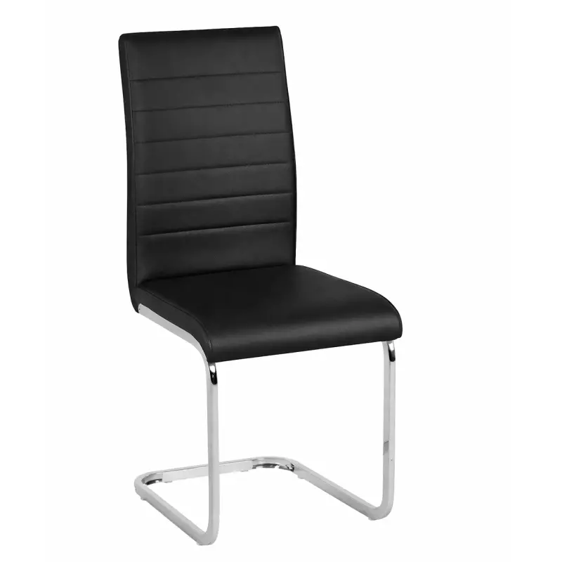 Silla Luo Eco-cuero Negro