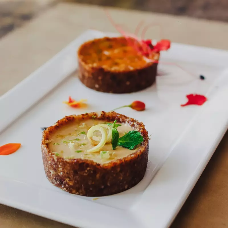 Tortinhas de mousse veganas