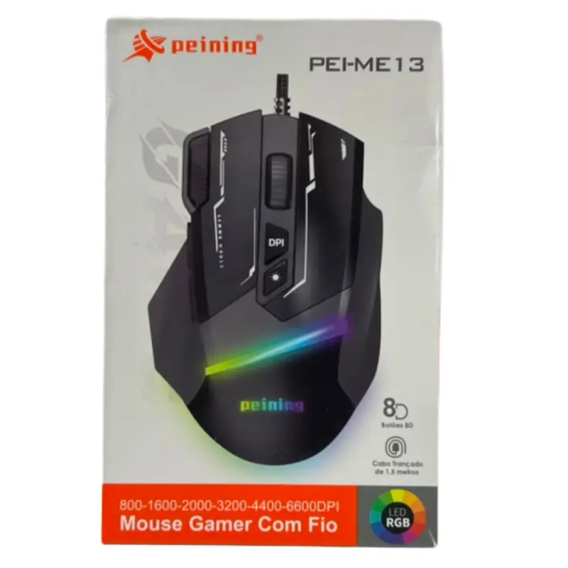 MOUSE GAMER C/FIO PEINING PEI-ME13