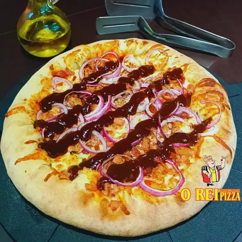 Pizza Bacon Barbecue Acebolado