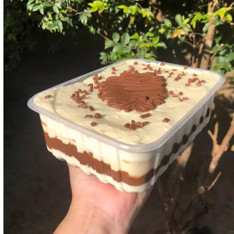 Pavê Cremoso Ninho com Nutella