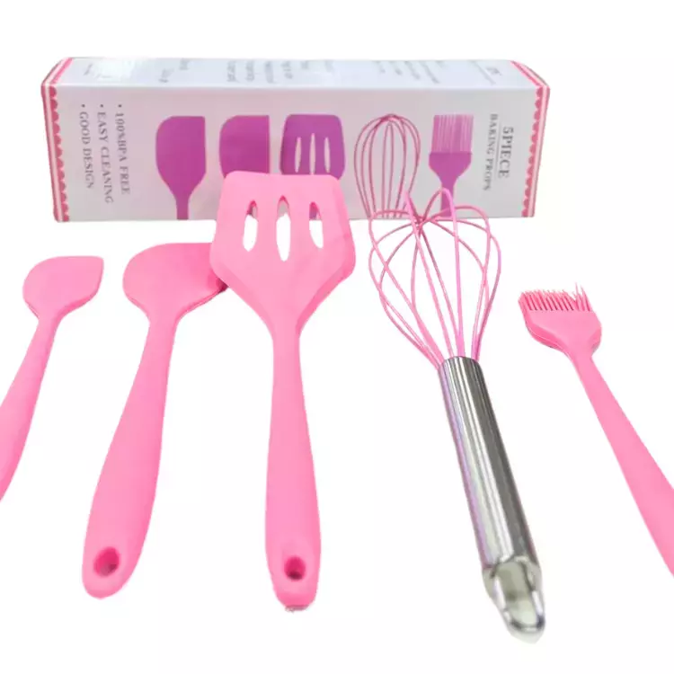 KIT DE COZINHA 5 PEÇAS DE SILICONE