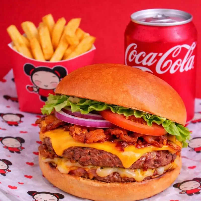 Combo Salada Burguer Bacon