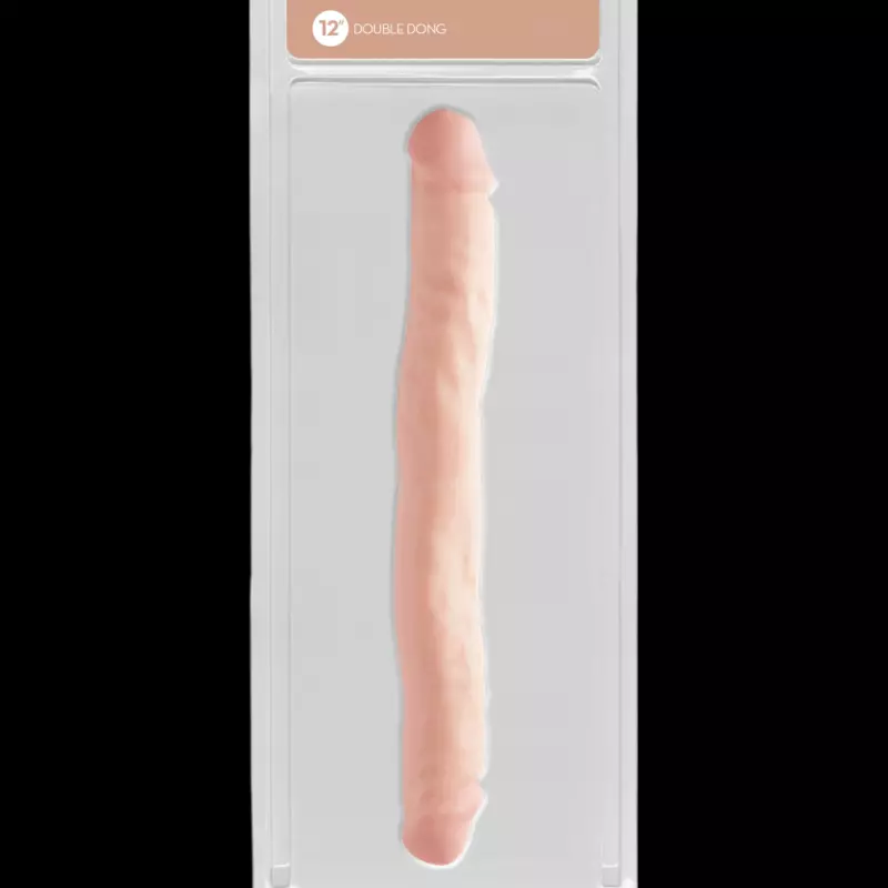DILDO DOBLE DONG 12″ PIEL