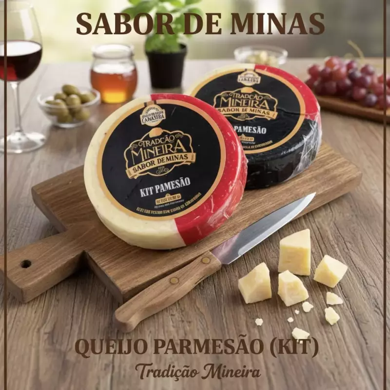 KIT QUATRO QUEIJOS PARMESÃO  500G