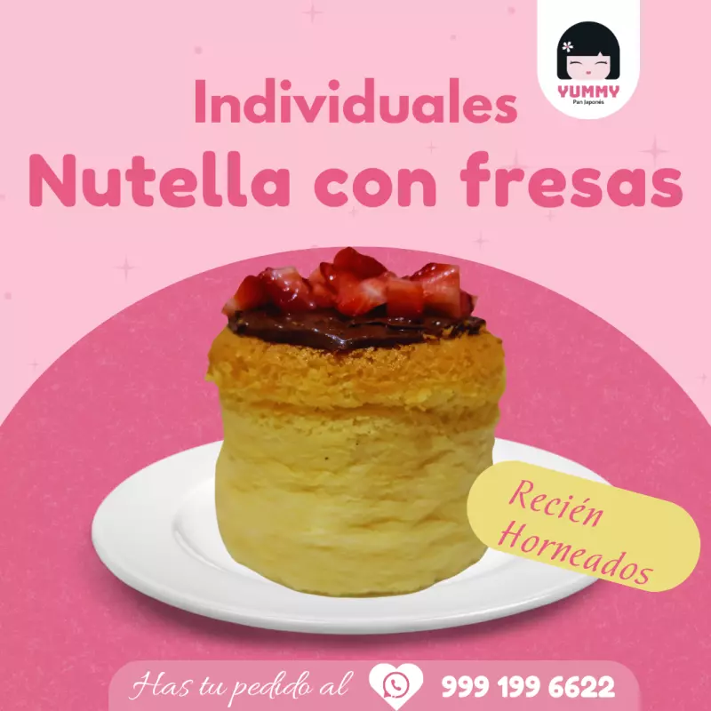 Nutella con fresas