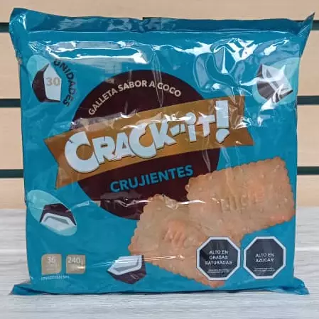 Galletas sabor a coco Crack-it
