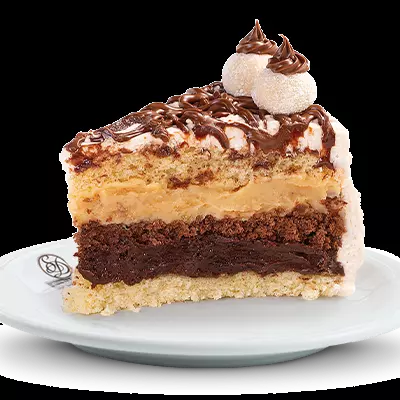 Torta Ouro branco (fatia) 200g