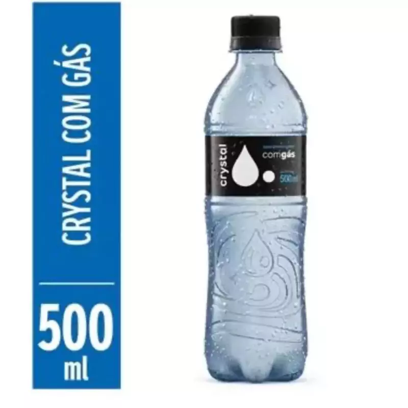 ÁGUA CRISTAL COM GÁS 500 ml