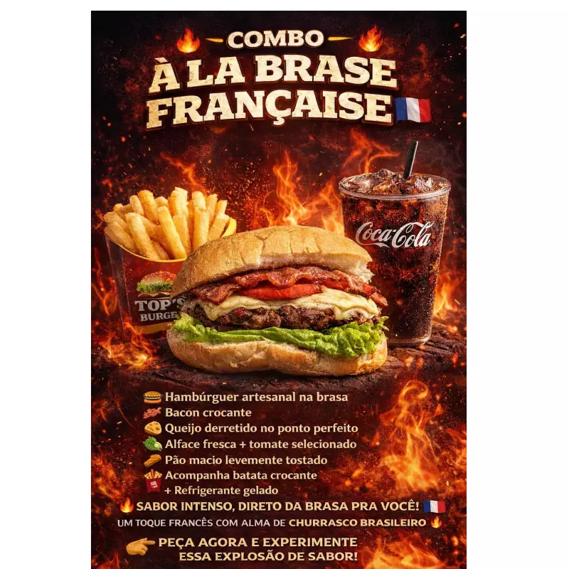 Combo Frances na brasa