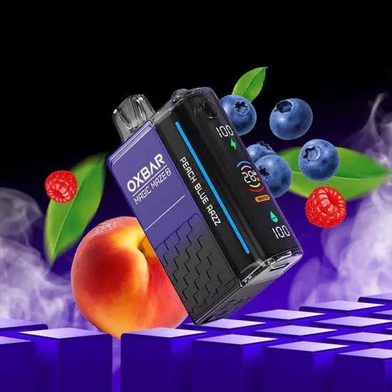 Oxbar 30K Peach Blue Razz Magic Maze