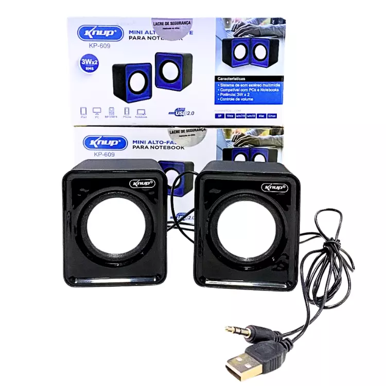 CAIXA DE SOM KNUP 2.1 KP-609
