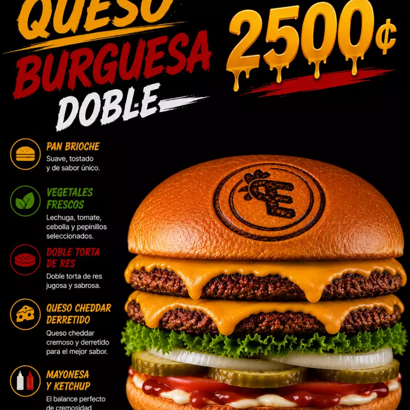 Quesoburguesa Doble