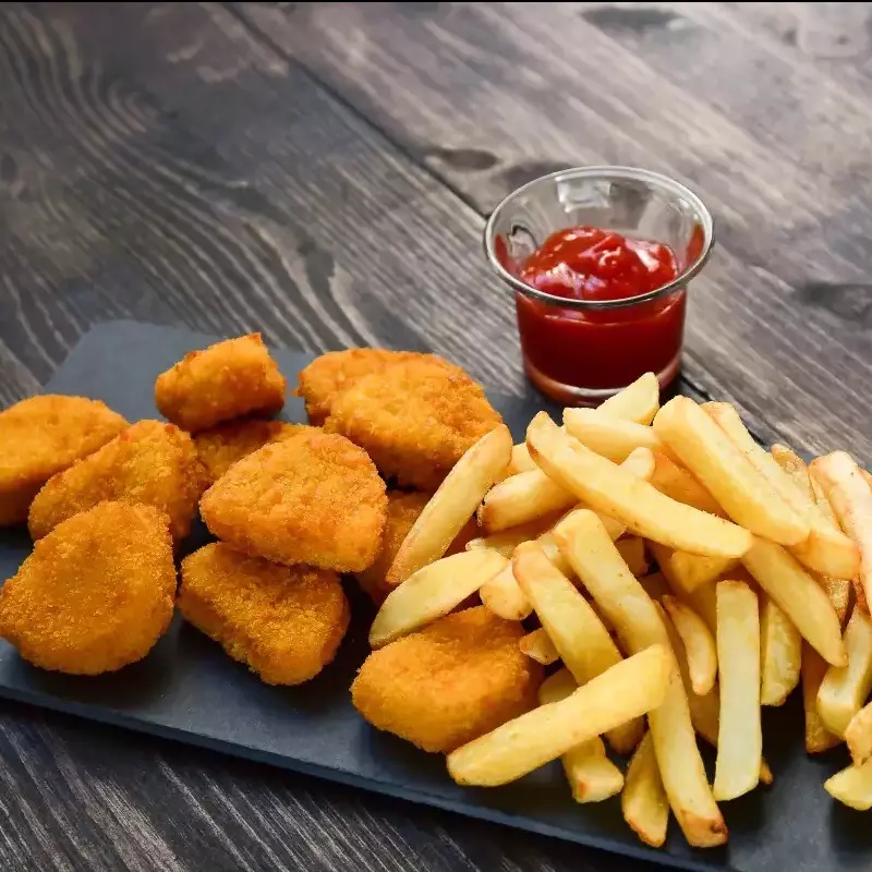 Nuggets + papas