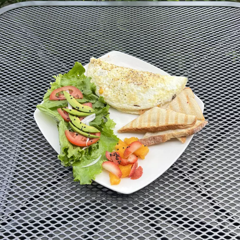 Omellete Espinacas