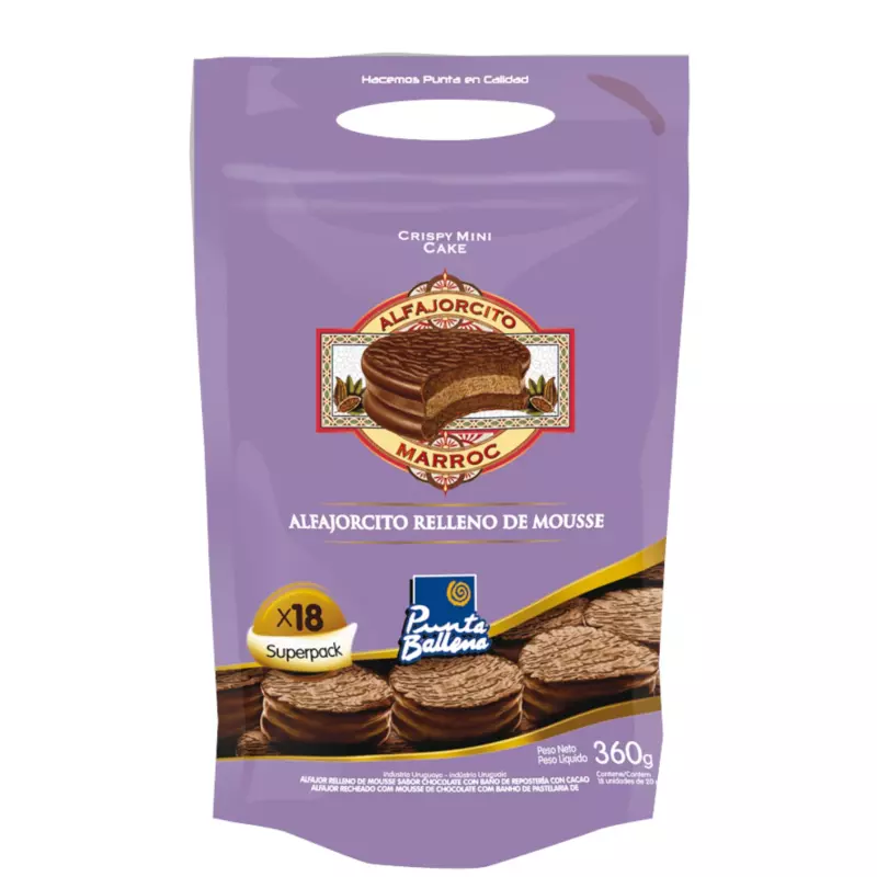DOYPACK ALFAJORCITO MOUSSE X 18