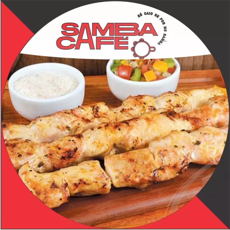 ESPETINHO DE FRANGO COM BACON