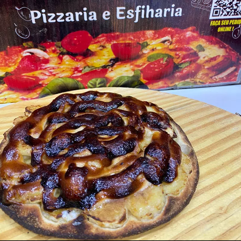 ESFIHA BANANA CARAMELIZADA