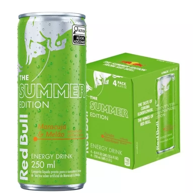 Red Bull Melão 🍈 Lata 250ml C/4
