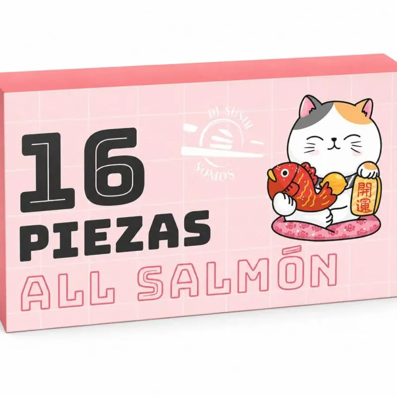 16 piezas All Salmón